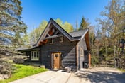 Cabin Across from HoliMont, Creek-Side Back Deck
