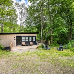 Modern Tiny Home, Wraparound Deck
