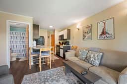 SnowPine Condo, Queen Bed, Fireplace - Image 2