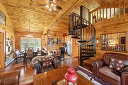 Cabin Across from HoliMont, Creek-Side Back Deck - Image 4