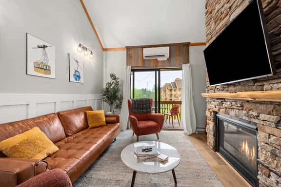 SnowPine Condo, Sleeps 8, A/C, Fireplace - Image 1